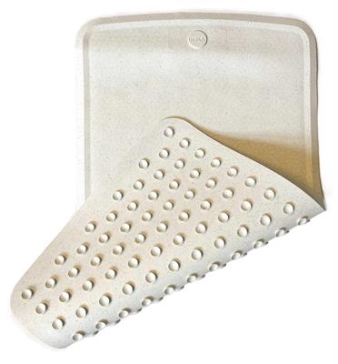 Hevea Upcycled Natural Rubber Large Bath Mat Sand