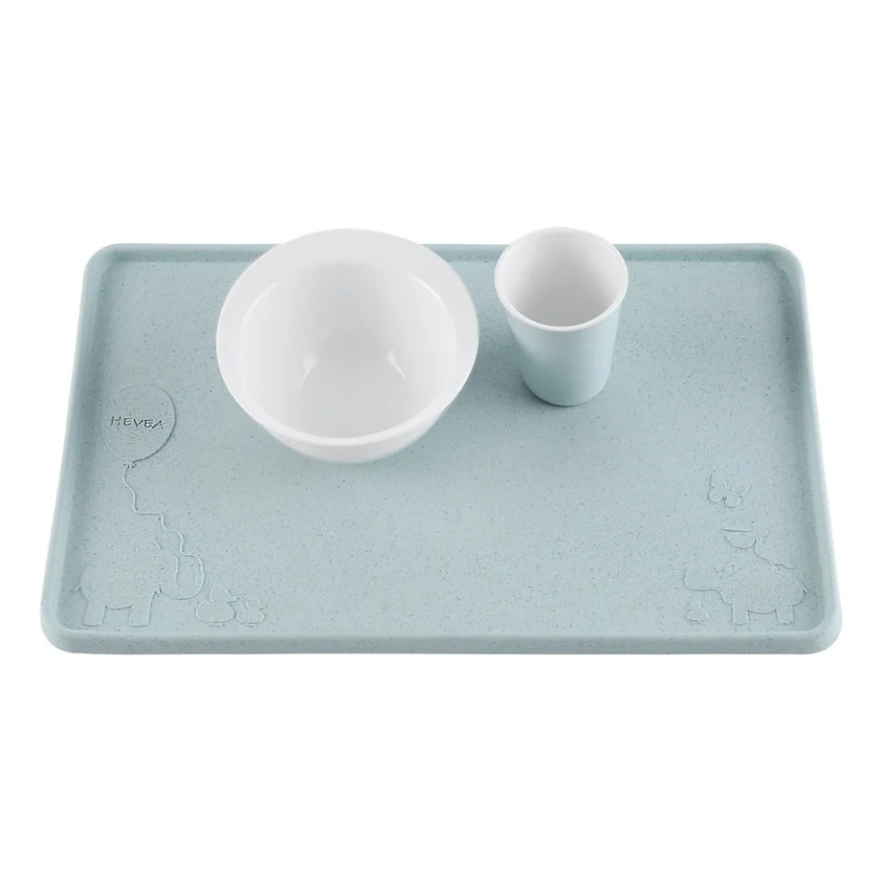 Hevea Upcycled Natural Rubber Placemat Blue