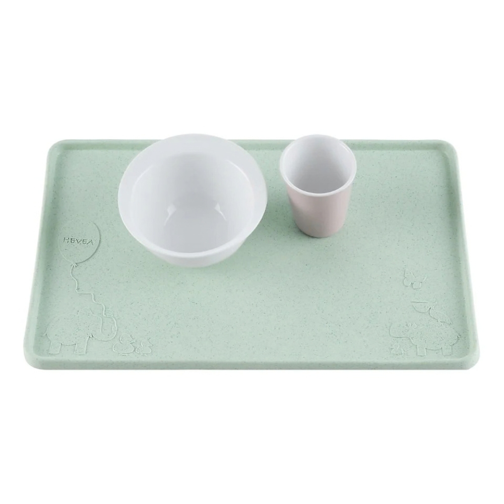 Hevea Upcycled Natural Rubber Placemat Mint