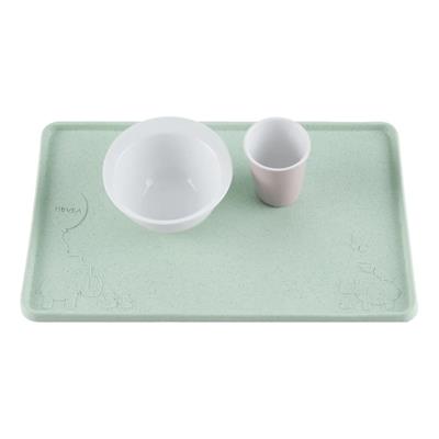 Hevea Upcycled Natural Rubber Placemat Mint