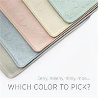 Hevea Upcycled Natural Rubber Placemat Peach 2