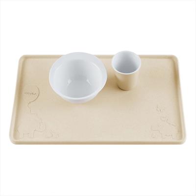 Hevea Upcycled Natural Rubber Placemat Sand