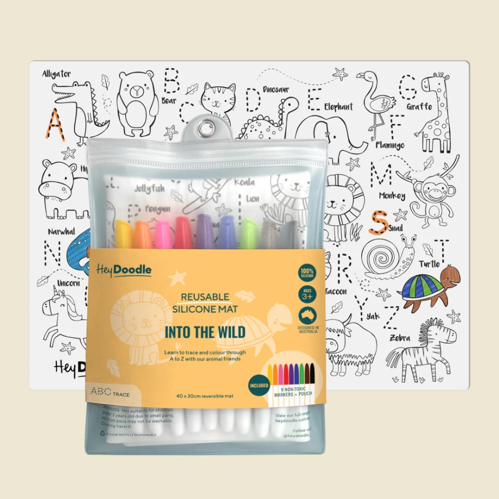 Hey Doodle Into the Wild Classic Colouring & Doodle Mat