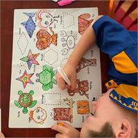 Hey Doodle ShapeShifters Classic Colouring & Doodle Mat