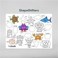 Hey Doodle ShapeShifters Classic Colouring & Doodle Mat