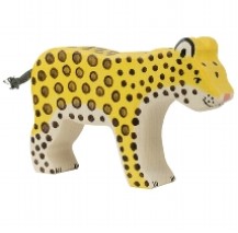 Holztiger Wooden Leopard Play Figurine