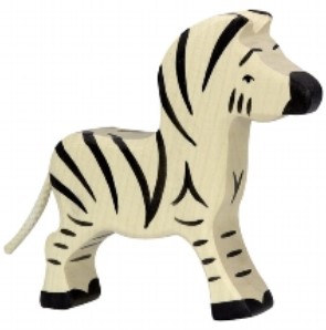 Holztiger Wooden Zebra Play Figurine