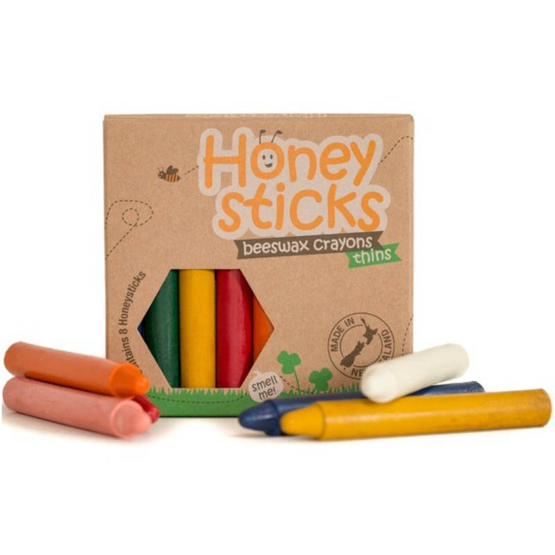 Honeysticks 100% Beeswax Crayons - Thins