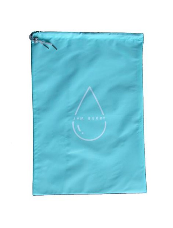 Jam Berry 100% Waterproof drawstring Wet Stuff Bag Light Blue