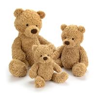 Jellycat Bumbly Bear comparison - 30cm,42cm,57cm