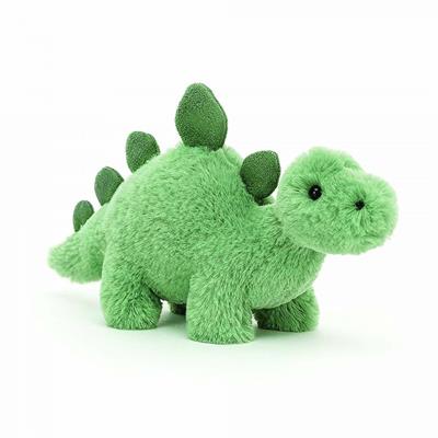 Jellycat Fossily Stegosaurus Small Green