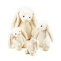 Jellycat Bashful Cream Bunny Comparison - little,original,large,Big