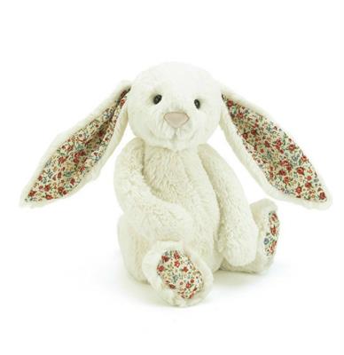 Jellycat Medium Bashful Cream Blossom Bunny