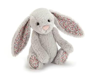 Jellycat Original Bashful Silver Blossom Bunny