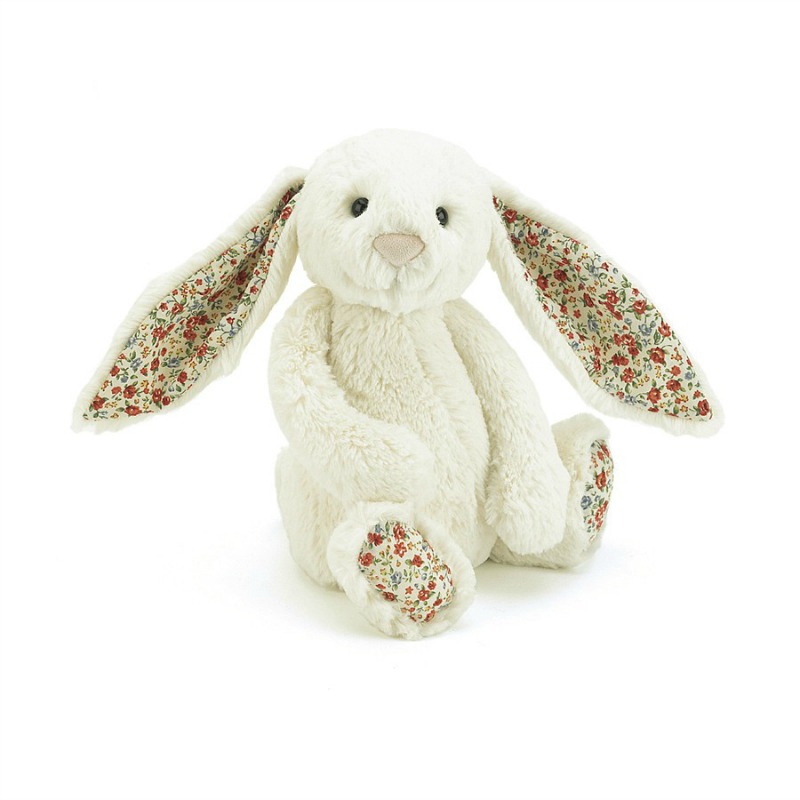 Jellycat Little Bashful Cream Blossom Bunny