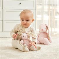 Jiggle & Giggle Floral Pink Bunny Rattle