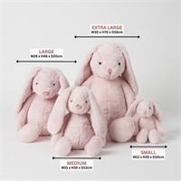 Jiggle & Giggle Medium Floral Pink Bunny 6