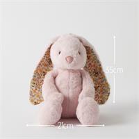  Jiggle & Giggle Medium Floral Pink Bunny 2