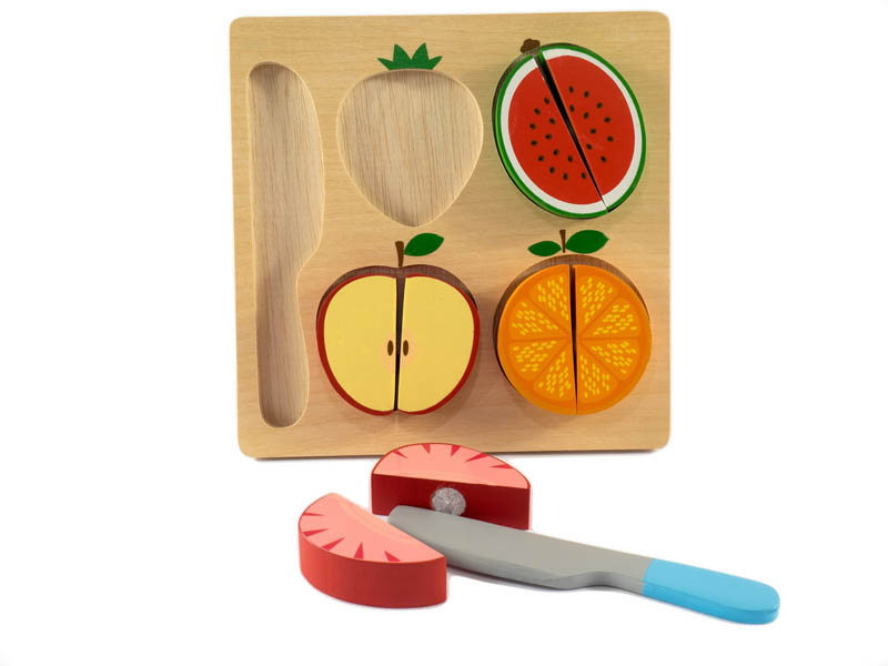 Kiddie Connect Fruit Slicing Puzzle