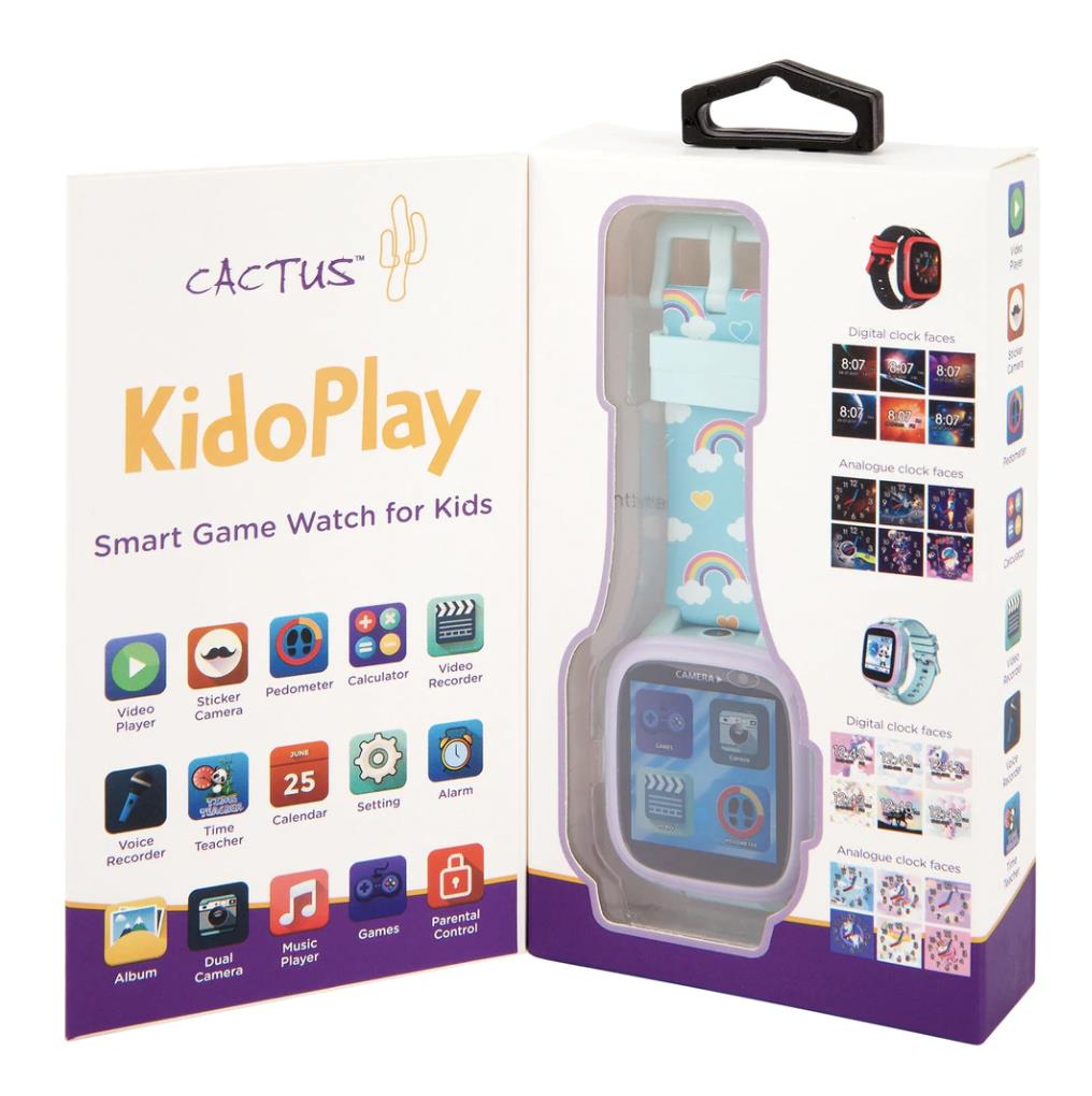 KidoPlay Kids Interactive Game Watch Aqua / Purple