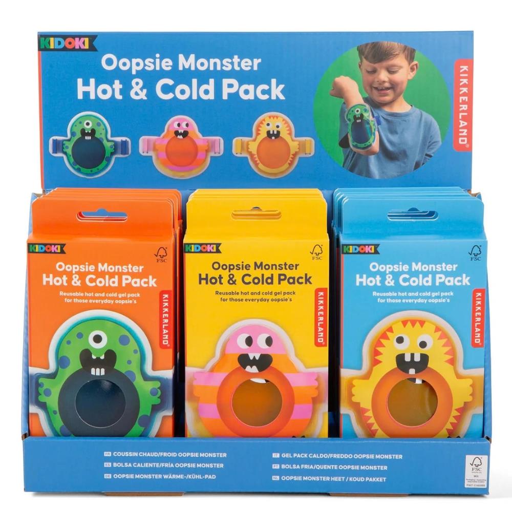 Kikkerland Oopsie Monster Hot & Cold Pack