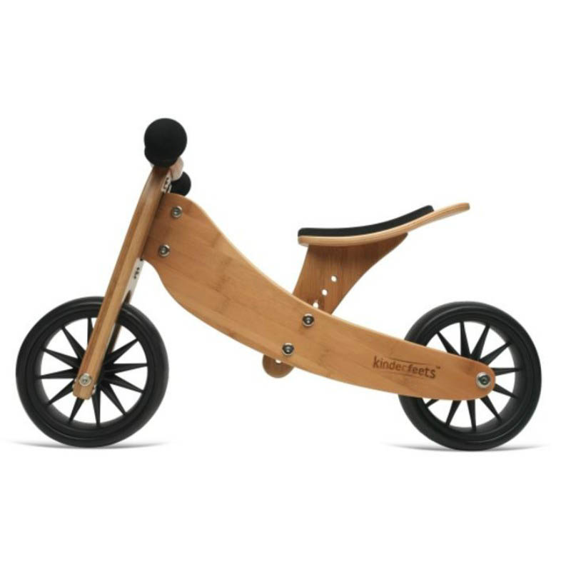 Kinderfeets Tiny Tot 2 in 1 Balance Bike - Bamboo