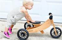 Kinderfeets Tiny Tot 2 in 1 Balance Bike - Bamboo