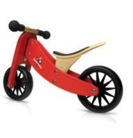 Kinderfeets Tiny Tot 2 in 1 Balance Bike - Red