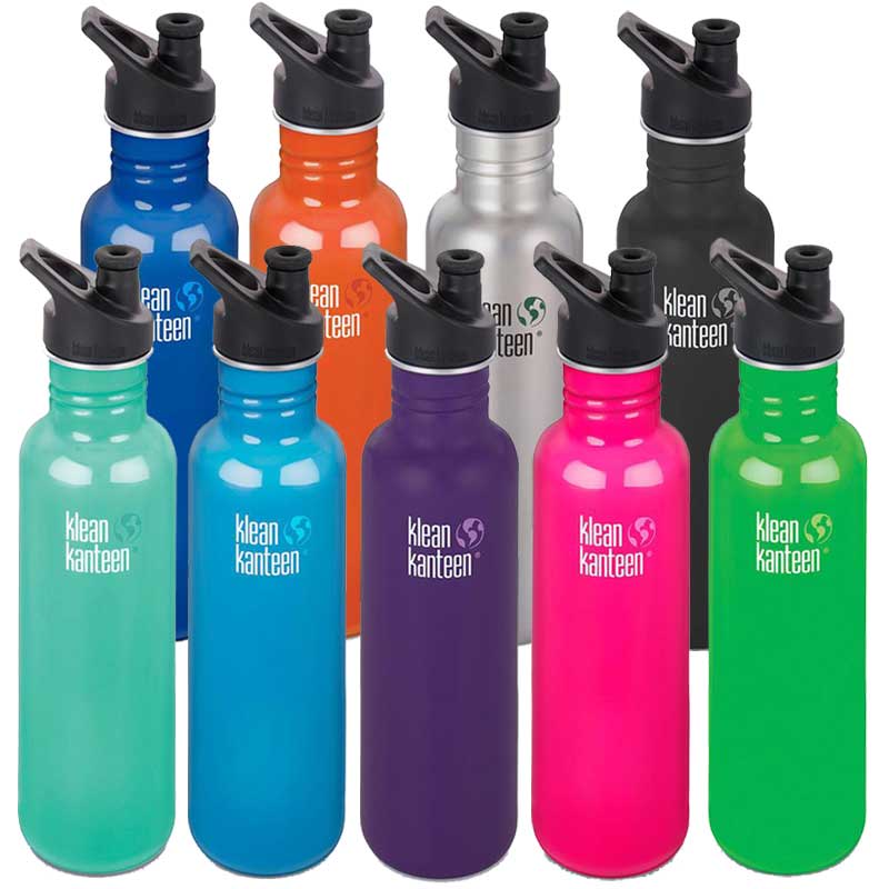 Klean Kanteen Classic Sport Cap Drink Bottle 27oz/800ml