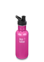 Klean Kanteen NEW Classic Sports Cap Drink Bottle 532ml Wild Orchid