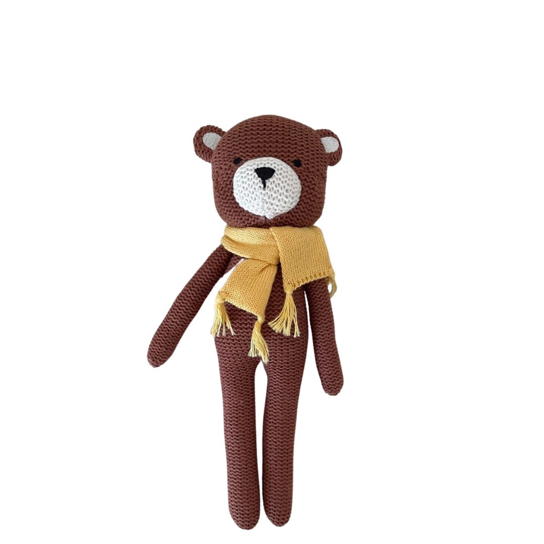 ES Kids Knitted Bear Rattle