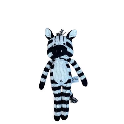 Knitted Zebra Rattle