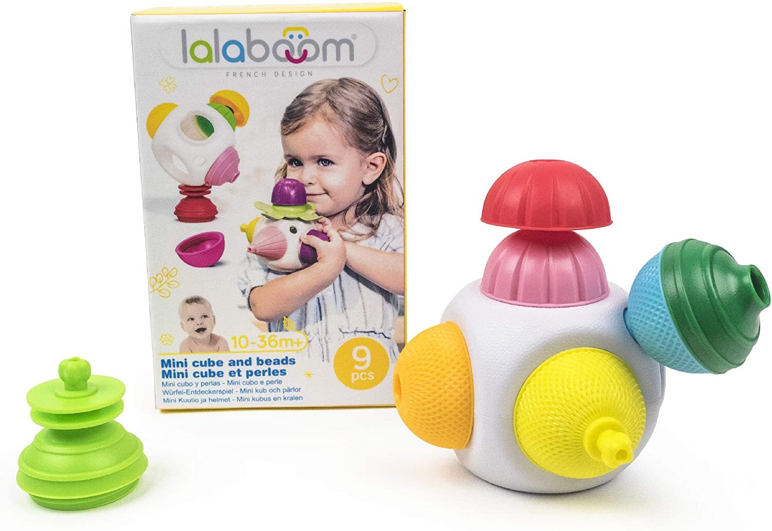 Lalaboom Mini Cube and Beads Set