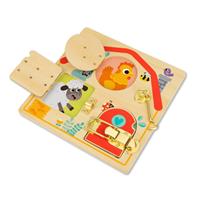 Latches Activity Wooden Puzzle Board