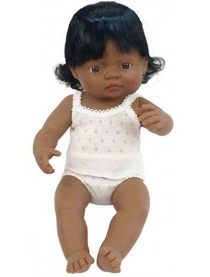 Miniland - Latin American Hispanic Baby Girl Doll