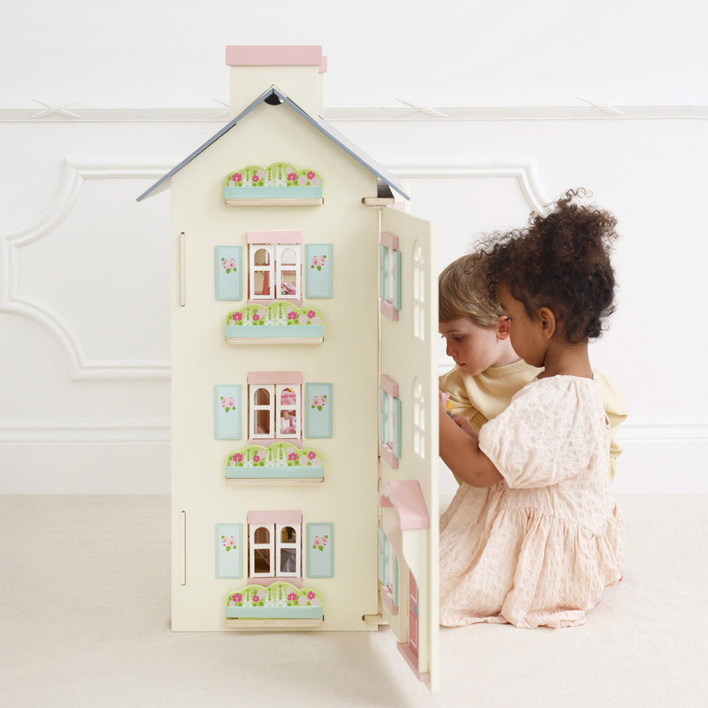 Le Toy Van- Kids Doll Houses-Cherry Tree Hall-dolls and furniture not included
