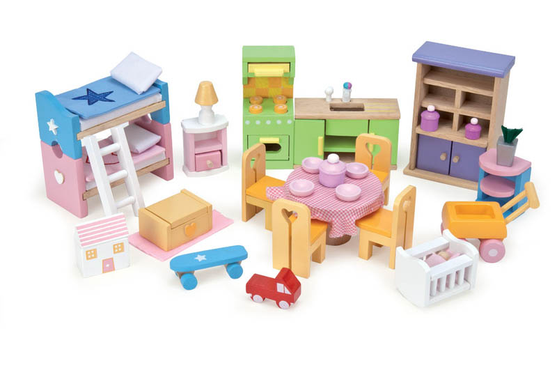 Le Toy Van- Kids Doll Houses- My First Dream House w/Furniture