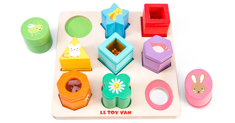 Le Toy Van Petilou Sensory Shapes 9pcs