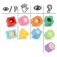 Le Toy Van Petilou Sensory Shapes 9pcs