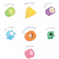 Le Toy Van Petilou Sensory Shapes 9pcs