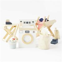 Le Toy Van Wooden Dolls House Laundry Room Set - 16 piece
