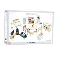 Le Toy Van Wooden Dolls House Starter Furniture Set - 35 piece