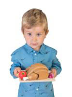 Le Toy Van-Wooden Play Food - Chicken Sunday Roast