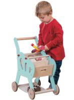 Le Toy Van-Wooden Play Food - Shopping Trolley