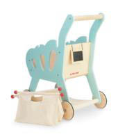 Le Toy Van-Wooden Play Food - Shopping Trolley