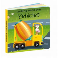 Learn Shapes Vehicle 3D Puzzle and Book Set 40 pcs