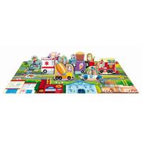 Learn Shapes Vehicle 3D Puzzle and Book Set 40 pcs