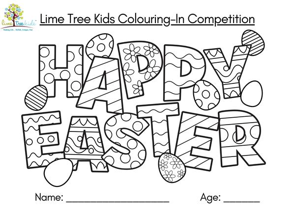 Lime Tree Kids Easter Colouring-In Competition!
