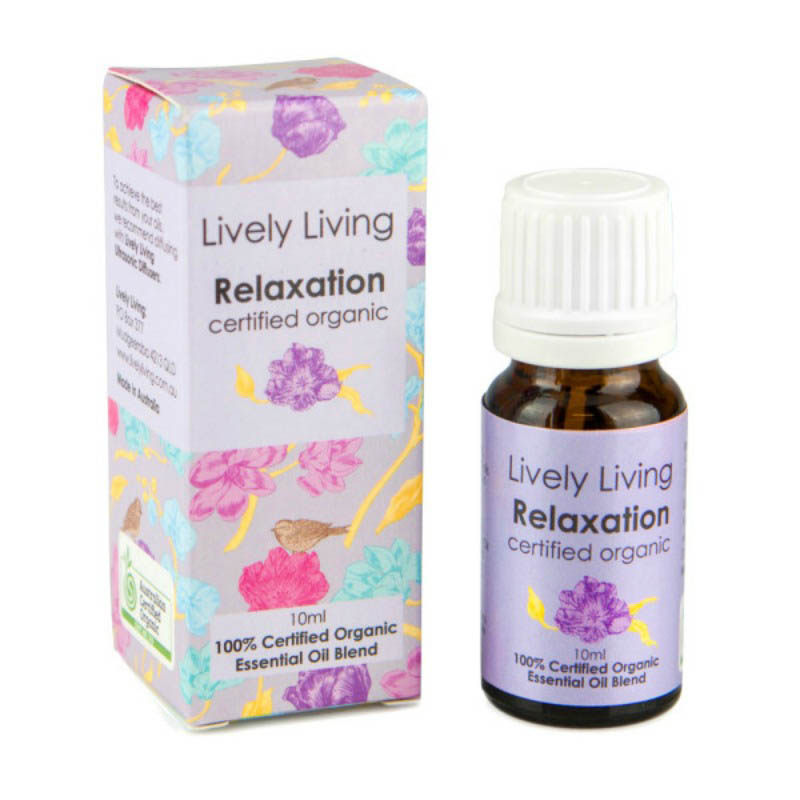 Lively Living 100% Certified Organic Essential Oil Relaxation Blend