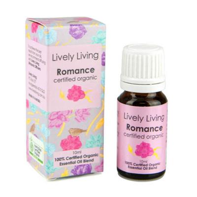 Lively Living 100% Certified Organic Essential Oil Romance Blend